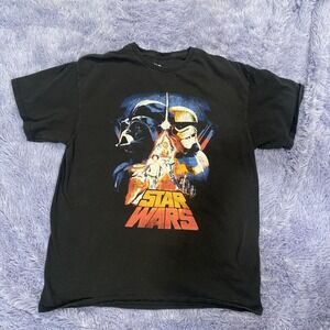 STAR WARS Darth Vader / Stormtrooper Tshirt by Fifth‎ Sun Graphic Mens Tee Sz L